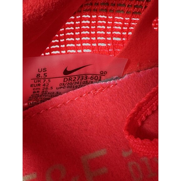 Size 8.5 Nike Men’s Zoom Mamba 6 Bright Crimson Hyper Orange Volt DR2733-601 NEW - Picture 8 of 8